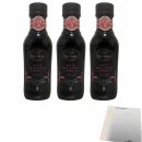 Olitalia Aceto Balsamico die Modena 3er Pack (3x250ml Flasche Balsamico Essig) + usy Block