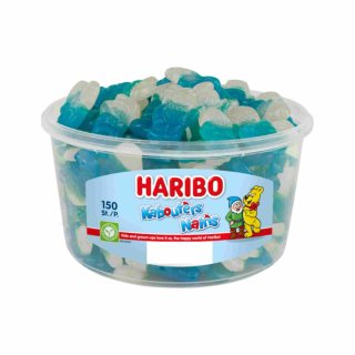 Haribo Kabouters Nains (150St, 1350g Runddose Zwerge)