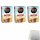 Nescafé Gold Iced Typ Cappuccino Original 3er Pack (21x15,5g Beutel) + usy Block