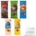 m&ms Schokoladentafel Testpaket mit 1x Chocolate, 1x Hazelnut, 1x Crispy, 1x Almond & 1x Peanut (3x165g, 2x150g Tafel) + usy Block