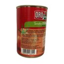 Oro di Parma stückige Tomaten mit Basilikum 3er Pack (3x 400g) + usy Block