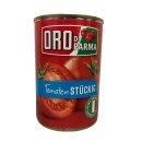 Oro di Parma Tomaten stückig 3er Pack (3x 400g) + usy Block