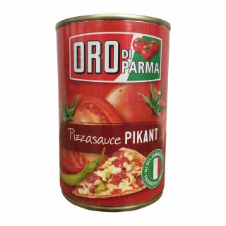 Oro di Parma Pizzasauce pikant 3er (3x 400g Dose)