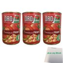 Oro di Parma Pizzasauce pikant 3er (3x 400g Dose)