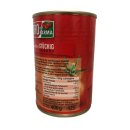 Oro di Parma geschälte stückige Tomaten scharf 3er Pack (3x 400g Dose) + usy Block