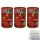 Oro di Parma geschälte stückige Tomaten scharf 3er Pack (3x 400g Dose) + usy Block