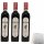 Forum Cabernet Sauvignon Weinessig rot 3er Pack (3x500ml Flasche) + usy Block