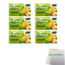Pickwick Green Tea (Grüner Tee mit Orange und Mandarine Teebeutel) 100% natural 6er Pack (6x 20x1,5g) + usy Block