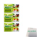 Pickwick Green Tea Variation Box 3er Pack (Kokosnuss, Heidelbeere, Mango-Jasmine, Zitronengras, 3x 20x1,5g) + usy Block