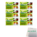 Pickwick Green Tea Variation Box 6er Pack (Kokosnuss, Heidelbeere, Mango-Jasmine, Zitronengras, 6x 20x1,5g) + usy Block