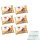 Witors Mini Ovetti Latte 6er Pack (6x Schokoeier mit Haselnusscreme, 1kg Packung) + usy Block