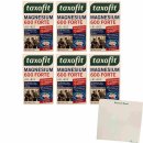 taxofit Magnesium 600 Forte 6er Pack (180 Tabletten, 6x50,4g Packung) + usy Block