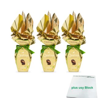 Guylian Meeresfrüchte-Pralinen 3er Pack (3x Flammenei, 200g) + usy Block