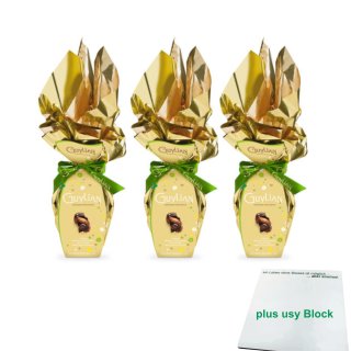 Guylian Meeresfrüchte-Pralinen 3er Pack (3x Flammenei, 200g) + usy Block