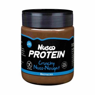 Brinkers Nusco Protein Crunchy Nuss Nougat Aufstrich (270g Glas)