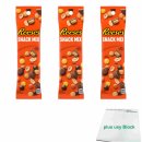 Reese´s Snack Mix 3er Pack (3x56g Beutel) + usy Block