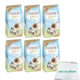 Ferrero Eggs Hazelnut 6er Pack (6x Haselnuss 100g Packung) + usy Block