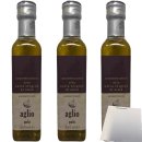 Olitalia Olio Extra Vergine di Oliva con Aglio 3er Pack...