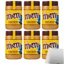m&ms Peanut Butter 6er Pack (6x320g Glas) + usy Block