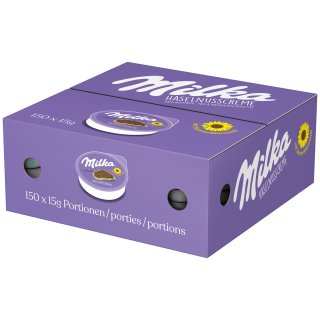 milka Haselnusscreme Portionspackungen (150x15g)