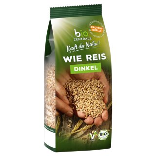 biozentrale Dinkel wie Reis (400g Packung)