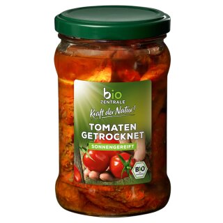 biozentrale getrocknete Tomaten (270g Glas)