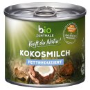 biozentrale Kokosmilch Fettreduziert (200ml Dose)