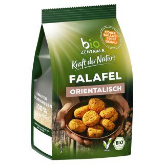 biozentrale Falafel orientalisch (200g Packung)