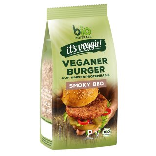 biozentrale veganer Burger BBQ (170g Packung)