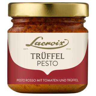 Lacroix Trüffel Pesto rot (90g Glas)