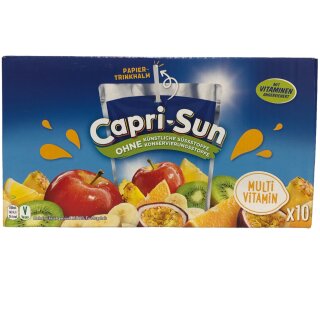 Capri Sonne Multivitamin mit Papier-Trinkhalm (10x200ml)