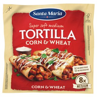 Santa Maria Tortillia Corn & Wheat (320g Packung)