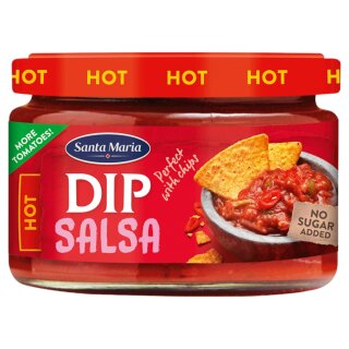 Santa Maria Dip Salsa Hot (245ml Glas)