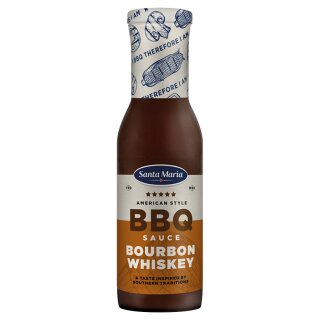 Santa Maria BBQ Sauce Bourbon Whiskey (293ml Flasche)