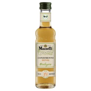 Mazzetti Condimento Bianco mit Honig (250ml Flasche)