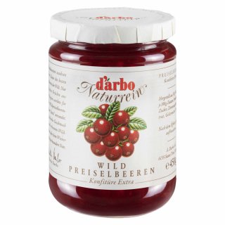 Darbo Wildpreiselbeere (1x450g)