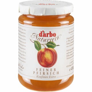 Darbo Pfirsich Konfitüre (450g Glas)