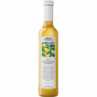 Darbo Fruchtsirup Sizilianische Zitrone (0,5l Flasche)