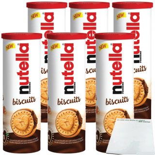 nutella biscuits 6er Pack (6x166g Rolle) + usy Block