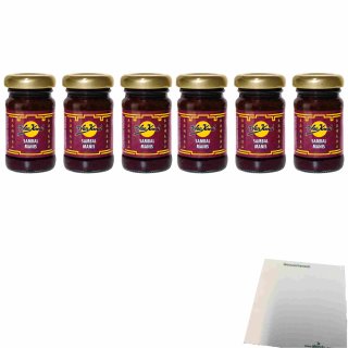 Wan Kwai Sambal Manis 6er Pack (6x65g Glas) + usy Block