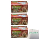 Pickwick Winter Glow Winterglut Tee 3er Pack (3x 20x2g Teebeutel) + usy Block