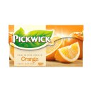 Pickwick Tea with fruit Orange 100% natural 3er Pack (3x 20x1,5g) + usy Block