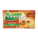 Pickwick Tea Rooibos Citrus no caffeine 6er Pack (6x 20x1,5g Teebeutel) + usy Block
