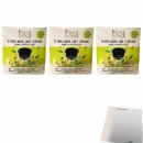 Nero Nobile schwarzer Tee Zitrone Limette Kurkuma passend für Nescafe Dolce Gusto 3er Pack (3x256g Packung) + usy Block