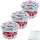 Red Band Bubble Fizz Fruchtgummi Sauer 3er Pack (3x1000g Dose) + usy Block