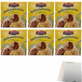 Sonnen Bassermann Rostbratwürstchen 6er Pack (6x480g Packung) + usy Block