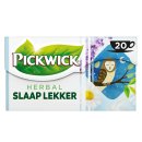 Pickwick Herbal Slaap Lekker 3er Pack (Schlaf gut Kräutertee 3x 20x2g) + usy Block