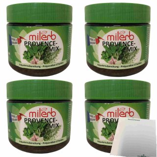 Milerb Provence Mix Kräuterzubereitung 4er Pack (4x350g Dose) + usy Block