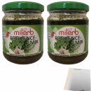 Milerb Provence Mix Kräuterzubereitung 2er Pack (2x200g Glas) + usy Block