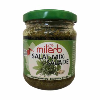 Milerb Salat Mix Kräuterzubereitung (200g Glas)
